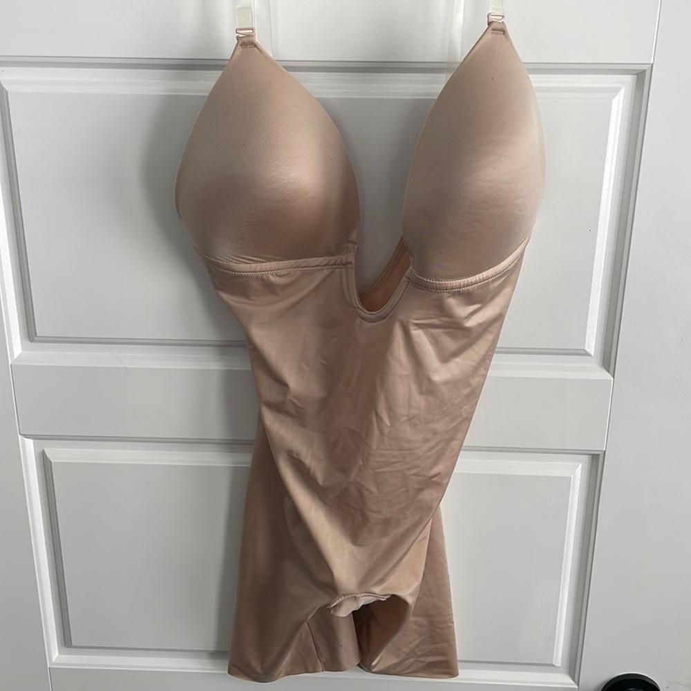 Spanx by Sara Blakely Full Body Plunge Cut Body Shape Wear Size XL worn once